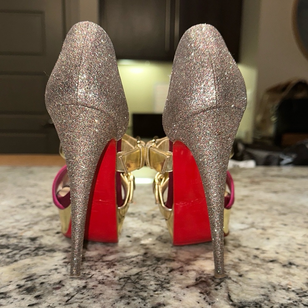 Louboutine Ambertina 140mm GUARANTEED AUTHENTIC 38.5